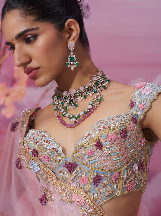 Horse Carraige Kali Blue Tissue - Ankush Jain