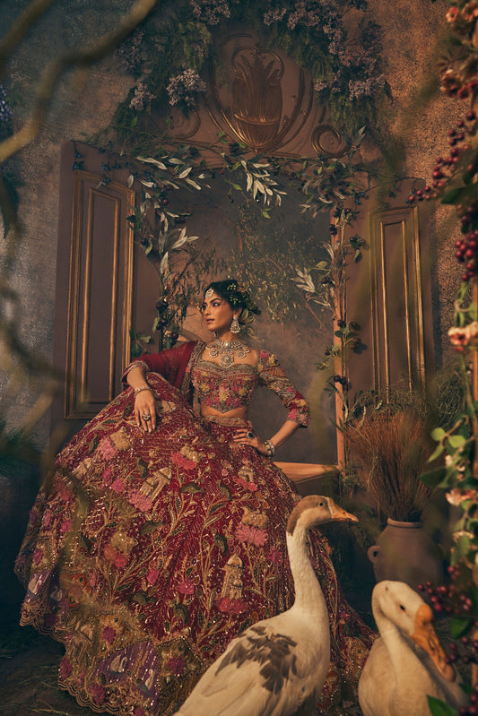 Pichwai Lehenga - Ankush Jain