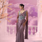 Corset Belt Amythest Saree Drape - Ankush Jain