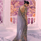 Grey Tissue Cutwork Sarees - Ankush Jain