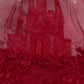 Red One Shoulder Bp With Mermaid Skirt - Ankush Jain