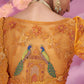 Organge Satin Organza Saree - Ankush Jain