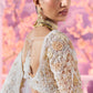 White Cutwork Saree - Ankush Jain