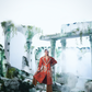 Rust Orange Trench Coat Paired With Corset Top Inside  And Pure Dupian Flared Pant - Ankush Jain