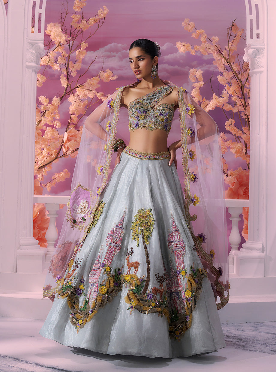 Castel & Deer Blue Tissue - Ankush Jain