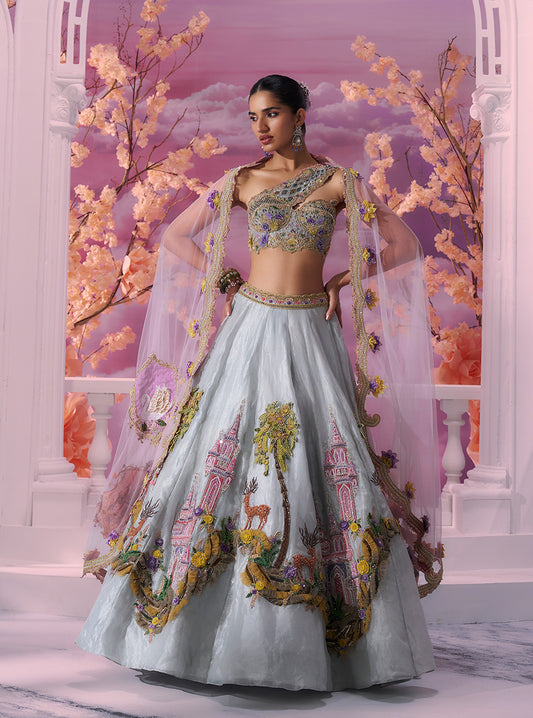Castel & Deer Blue Tissue - Ankush Jain
