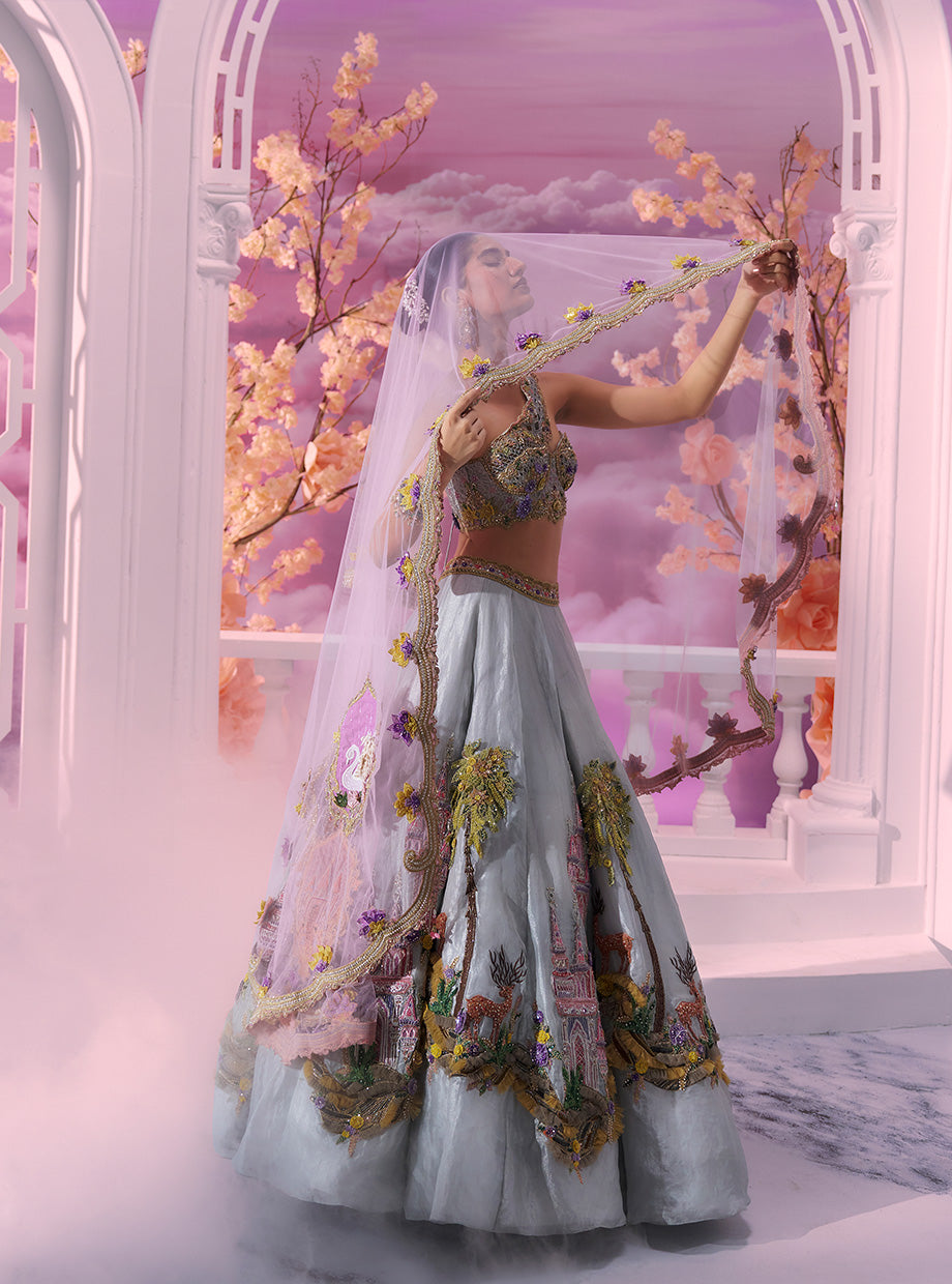 Castel & Deer Blue Tissue - Ankush Jain