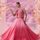 Pink Incut JKT+Mermaid Skirt - Ankush Jain