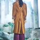 Deep Mustard Trench Coat With Shirt And Pant - Ankush Jain