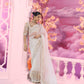 White Cutwork Saree - Ankush Jain