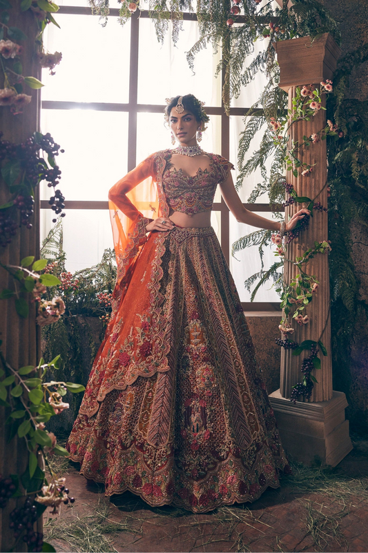 Sunset Bridal Lehenga - Ankush Jain