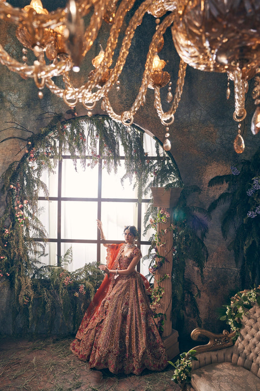 Sunset Bridal Lehenga - Ankush Jain