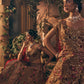 Golden Bridal frame lehenga - Ankush Jain