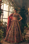 Multicolour Lehegnga - Ankush Jain