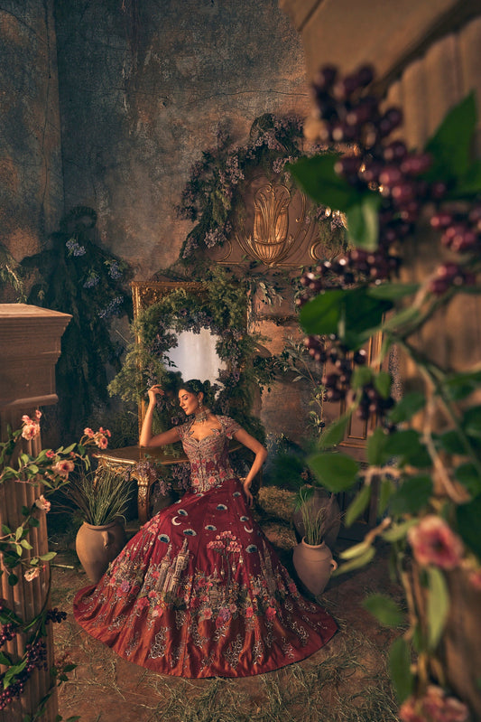 Moon Cloud story lehenga - Ankush Jain