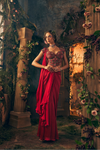 Sarong skirt Chocker dupatta - Ankush Jain