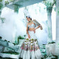 Dusty Green Raw Silk Lehenga Set - Ankush Jain
