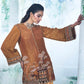 Mustard Coord Set Consists Of A Short Kurta Paired With Gajji Satin Pant - Ankush Jain
