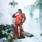 Rust Orange Blazer Set - Ankush Jain