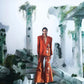 Rust Orange Blazer Set - Ankush Jain