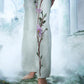 Sea Foam Light Grey Blazer Set - Ankush Jain