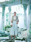 Soft Mint Green Crop Blazer Set - Ankush Jain