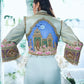 Soft Mint Green Crop Blazer Set - Ankush Jain