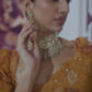 Organge Satin Organza Saree