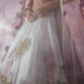 Deer And Castle Story Blue Tissue Lehenga Set